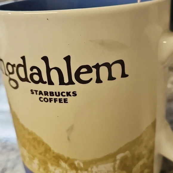 Starbucks Spangdahlem Mug - Blue and Cream - Picture 4 of 5